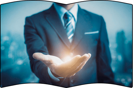 手を差し伸べる写真